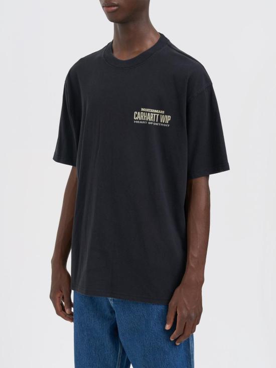 25FW 칼하트 WIP 반팔 티셔츠 I035209 8960 Black - CARHARTT WIP