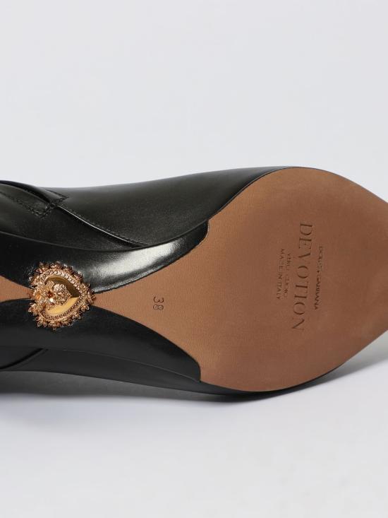 25FW 돌체앤가바나 뮬/슬리퍼 CT1083AP412 80999 Black - DOLCE & GABBANA