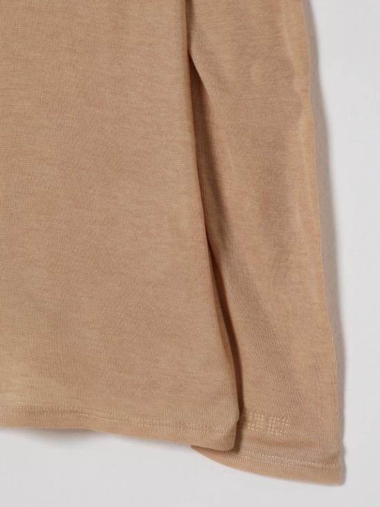 25FW [키즈] 엘리자베타프랜치 티셔츠 EFMA184CJV004 0101 Beige - ELISABETTA FRANCHI