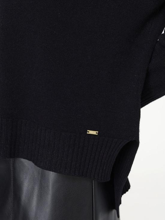 25FW 카오스 터틀넥 RIBPT060 0001 Black - KAOS