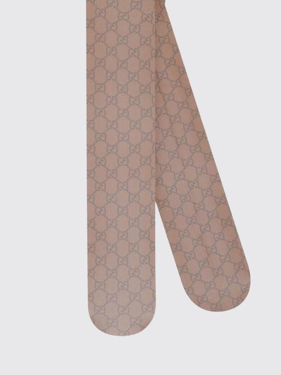 25FW 구찌 프린티드 스트레치 나일론 타이즈 8497203GAN9 2500 Brown - GUCCI