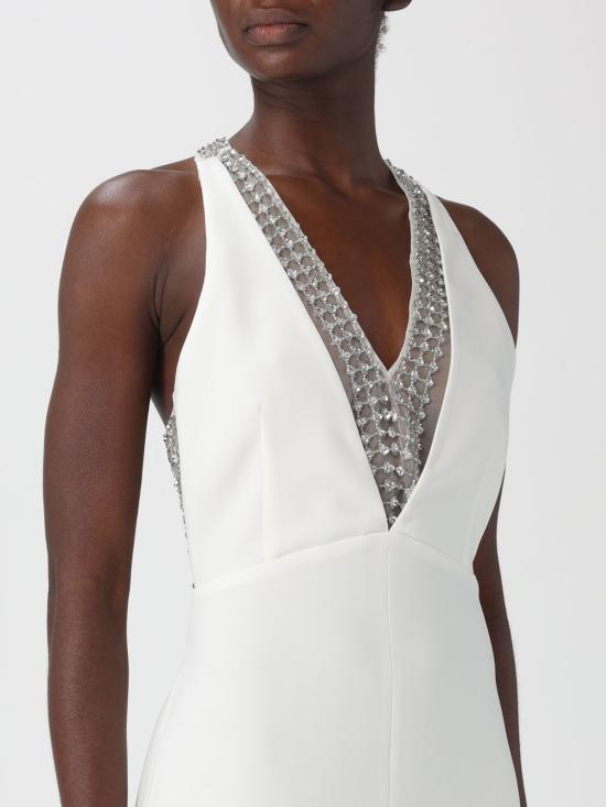 25FW 막스마라 롱 원피스 2511221104600 010 White - MAX MARA