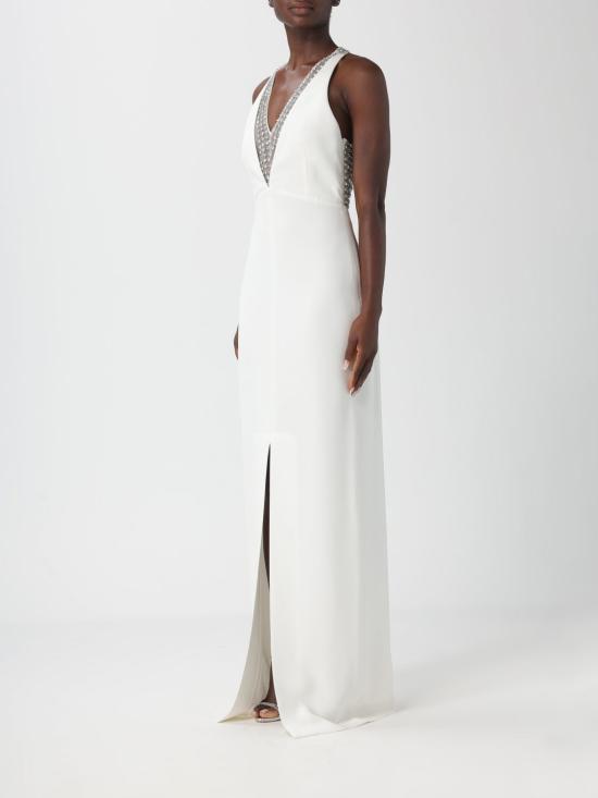 25FW 막스마라 롱 원피스 2511221104600 010 White - MAX MARA