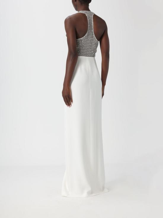 25FW 막스마라 롱 원피스 2511221104600 010 White - MAX MARA