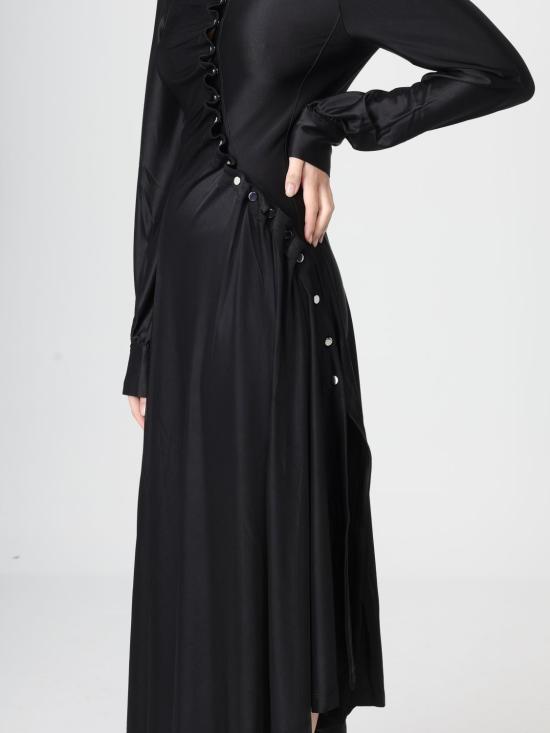 25FW 파코라반 롱 원피스 25AJRO147VI0267 P001 Black - PACO RABANNE