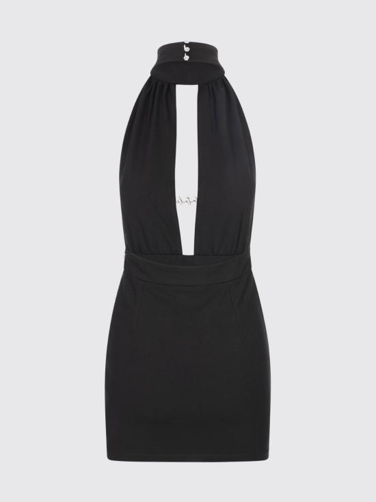26FW 필립 플레인 롱 원피스 AAECWRG3545PJY002N 02 Black - PHILIPP PLEIN