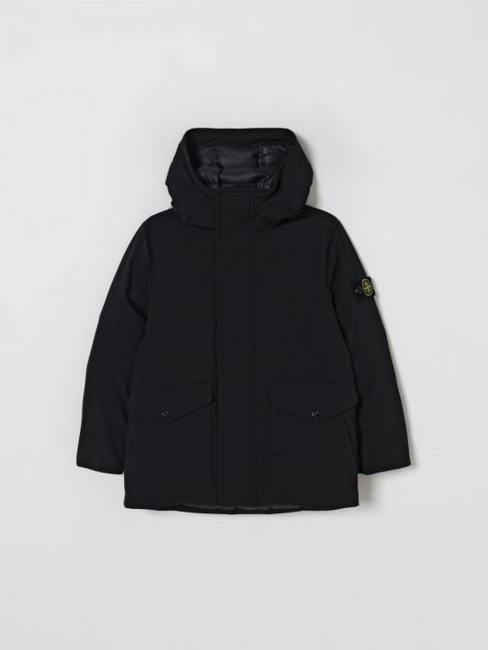 25FW [키즈] 스톤 아일랜드 코트 4100002S0A27 V0029 Black