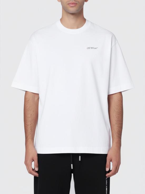 25FW 오프화이트 반팔 티셔츠 OMAA120F25JER013 0110 White