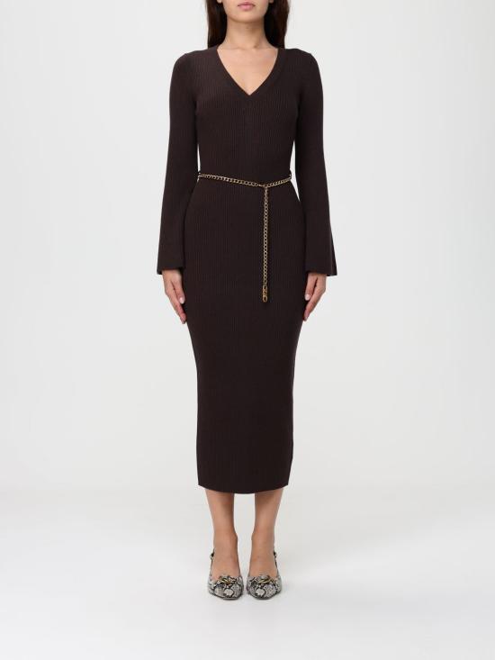 25FW 마이클 코어스 롱 원피스 MF5835G4VR 201 Brown