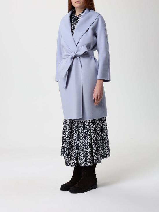 25FW 에스막스마라 메시 코트 2529016061600 059 Gnawed Blue - 'S MAX MARA