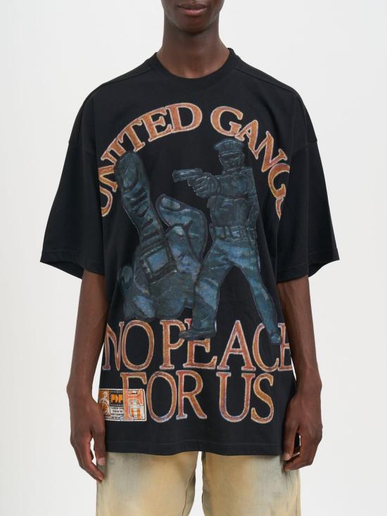 25FW 피디에프 반팔 티셔츠 DFM54029TJ110BKGA Nero Black