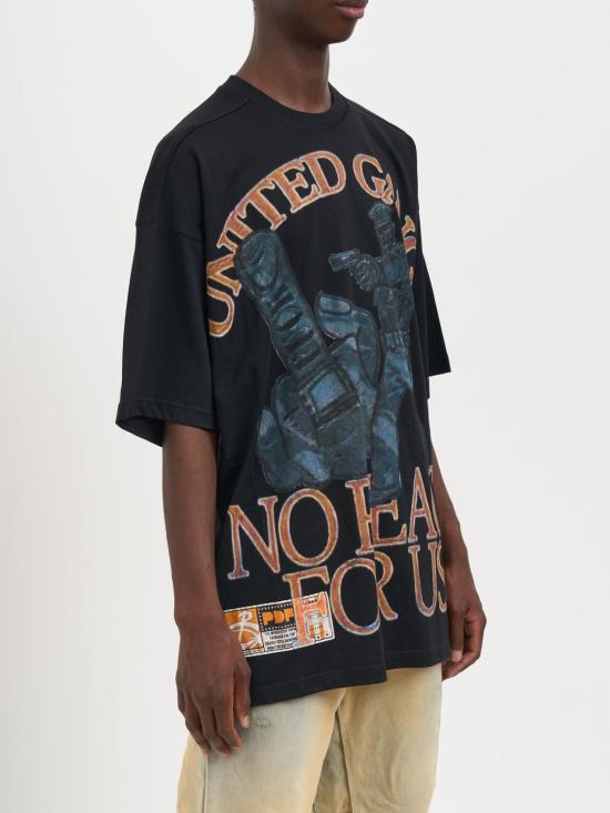 25FW 피디에프 반팔 티셔츠 DFM54029TJ110BKGA Nero Black - PDF