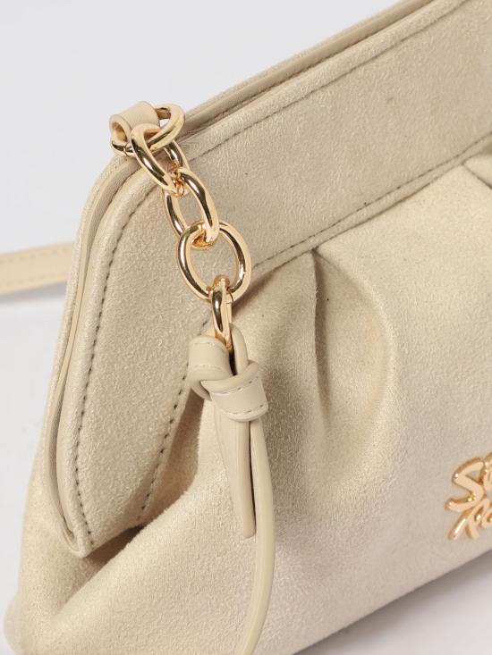 25FW 시크릿 폰 폰 토트백 MARGARET SUEDE CLUTCH S Cream - SECRET PON PON