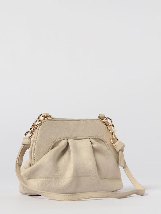 25FW 시크릿 폰 폰 토트백 MARGARET SUEDE CLUTCH S Cream - SECRET PON PON