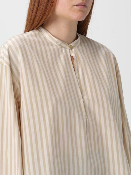 25FW 포르테포르테 블라우스 14400BISMYSHIRT 6024 Beige - FORTE FORTE