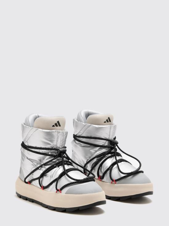 25FW 아디다스 오리지널스 X 문 부츠 레이스업 앵클 부츠 JQ7849 Silver - ADIDAS