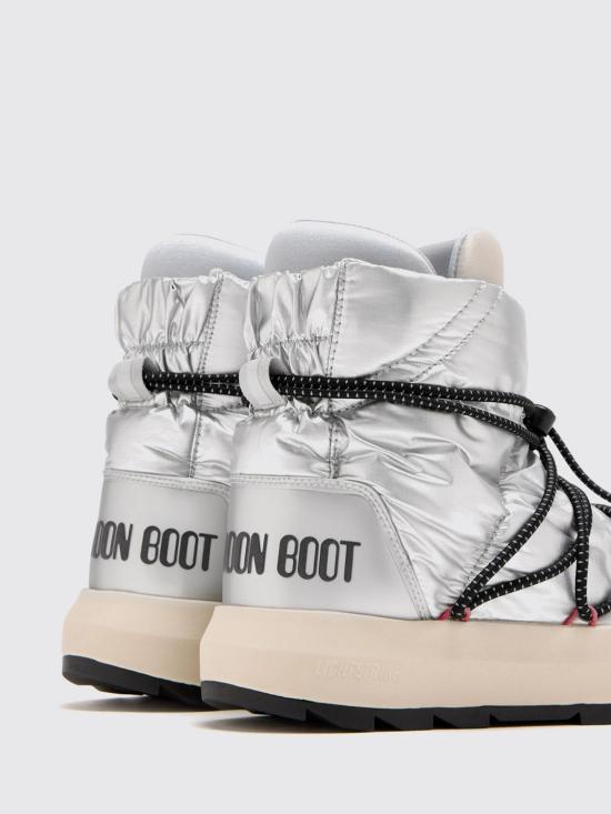 25FW 아디다스 오리지널스 X 문 부츠 레이스업 앵클 부츠 JQ7849 Silver - ADIDAS