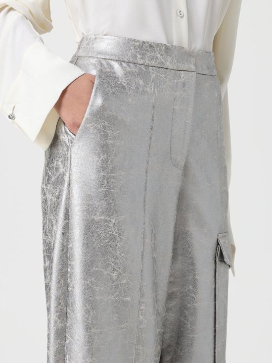 25FW 액티튜드 트윈세트 스트레이트 팬츠 252AP2400 00995 Silver - ACTITUDE TWINSET