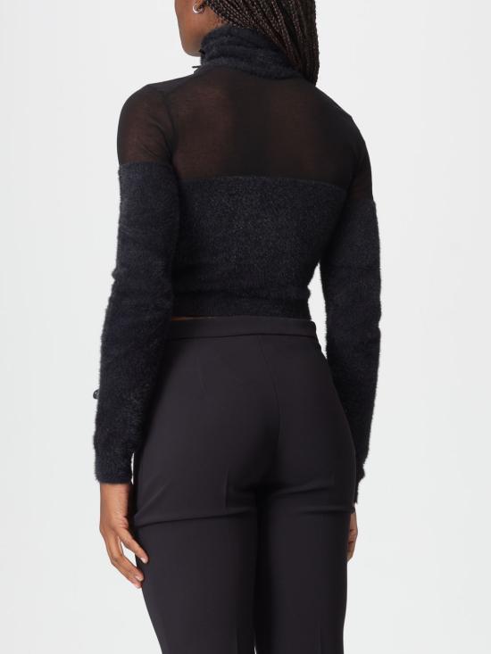 25FW 엘리자베타프랜치 터틀넥 MK54T 110 Black - ELISABETTA FRANCHI