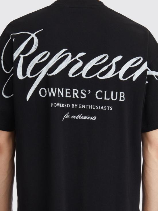 25FW 리프레젠트 반팔 티셔츠 OCM412010 01 Black - REPRESENT