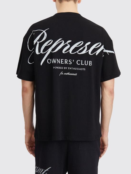 25FW 리프레젠트 반팔 티셔츠 OCM412010 01 Black - REPRESENT