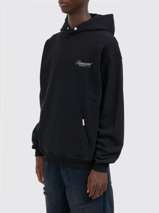 25FW 리프레젠트 긴팔 티셔츠 OCM412000 01 Black - REPRESENT