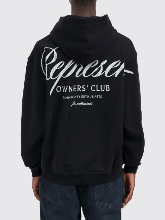 25FW 리프레젠트 긴팔 티셔츠 OCM412000 01 Black - REPRESENT