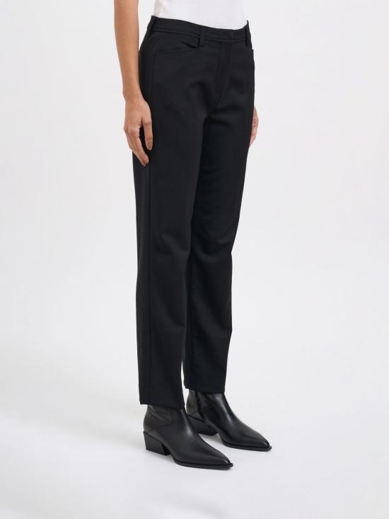 25FW 더 레이티스트 스트레이트 팬츠 TLW03103W0206ABTP T0002 Black - THE LATEST