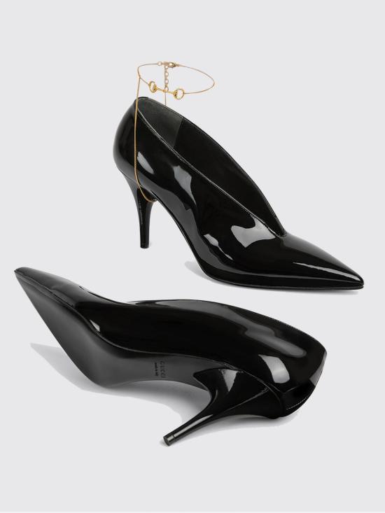 25FW 구찌 97 힐 펌프스 851419BNC00 1000 Black - GUCCI