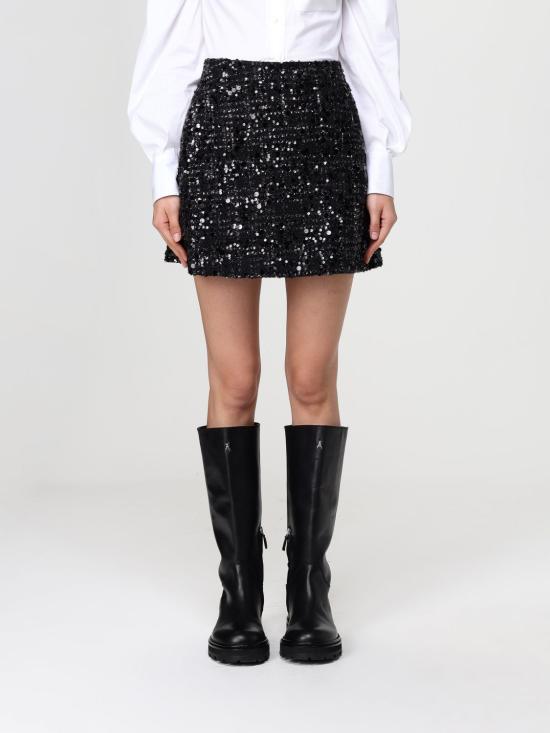 25FW 애드 숏 스커트 12AWLH32 C1500 Black