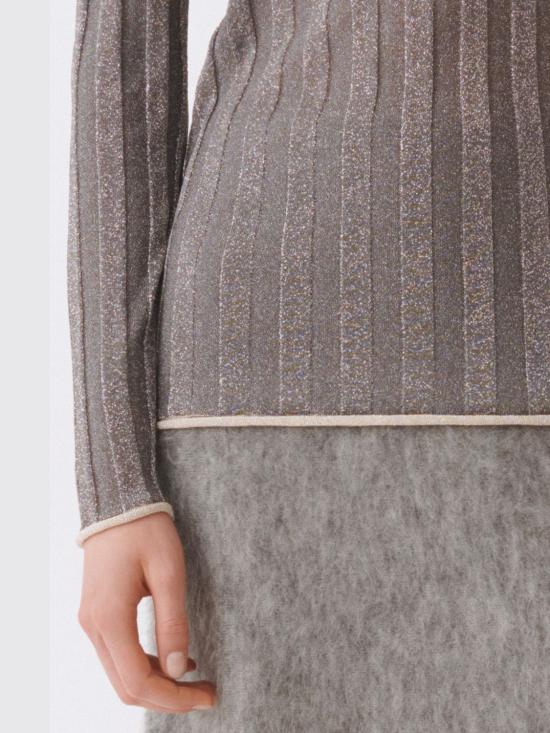 25FW 파비아나 필리피 루렉스 터틀넥 스웨터 MAD225F518L624 VR3 Grey - FABIANA FILIPPI