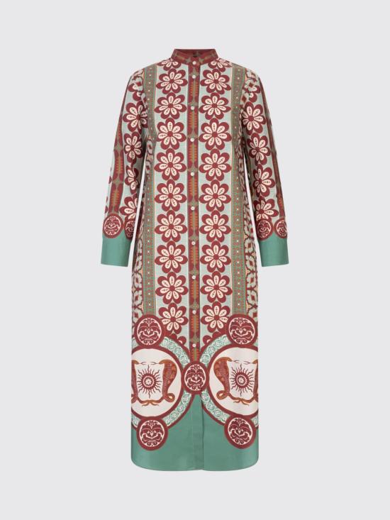 25FW 라 더블제이 롱 원피스 DRE0924COT015PAG01 OR04 Multicolor