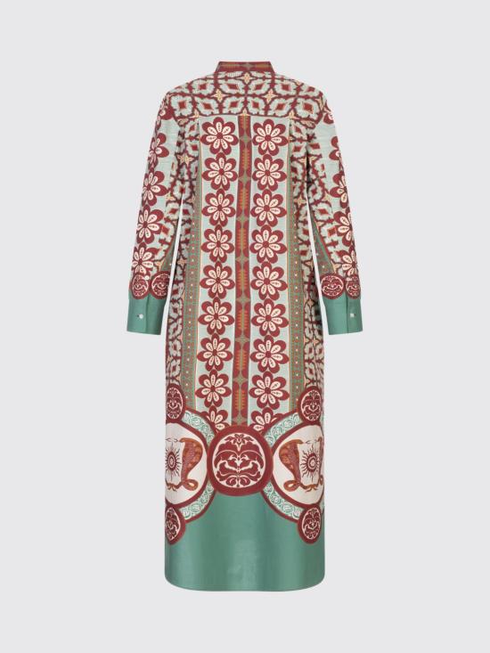 25FW 라 더블제이 롱 원피스 DRE0924COT015PAG01 OR04 Multicolor - LA DOUBLEJ