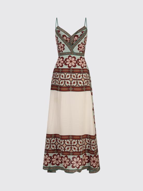 25FW 라 더블제이 롱 원피스 DRE0905CRE002PAG01 OR04 Multicolor - LA DOUBLEJ