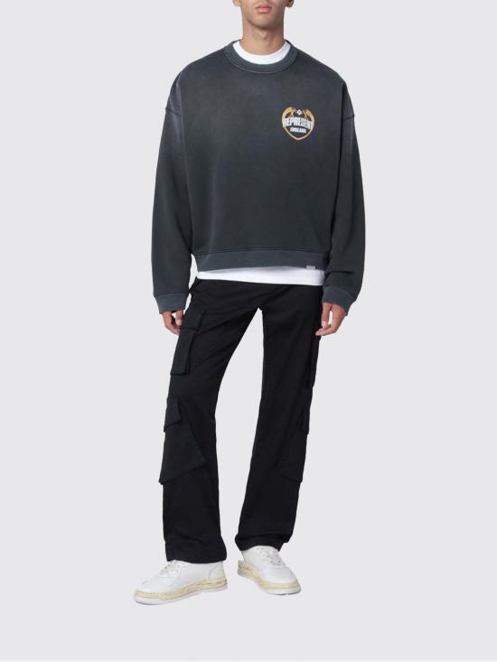 25FW 리프레젠트 스트레이트 팬츠 MLM100096 01 Black - REPRESENT