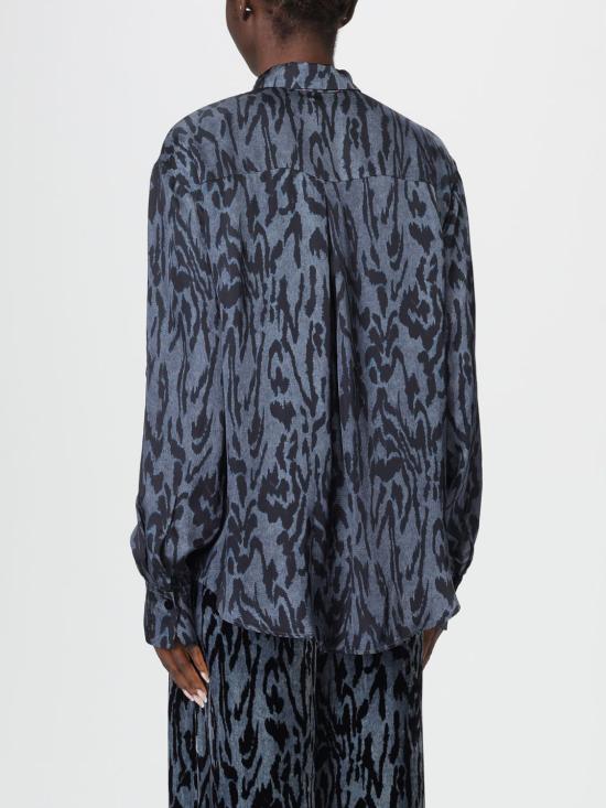 25FW 포르테포르테 블라우스 14418MYSHIRT 7052 Blue - FORTE FORTE