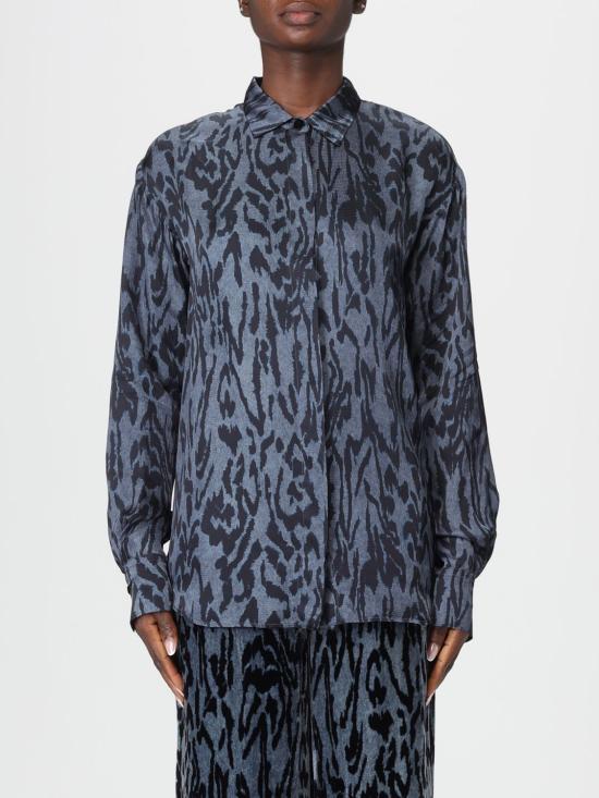 25FW 포르테포르테 블라우스 14418MYSHIRT 7052 Blue