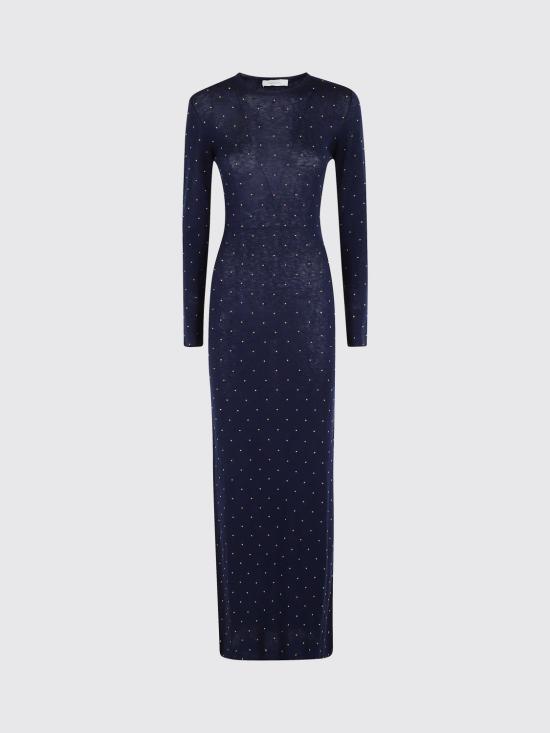 25FW 파코라반 롱 원피스 25AMRO156ML0322 P417 Blue