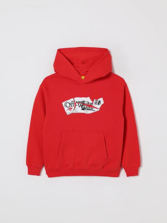 25FW [키즈] 오프화이트 풀오버 OBBB001F25FLE003 2501 White