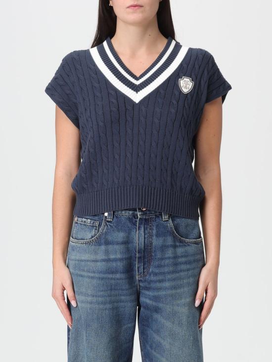 25FW 브루넬로 쿠치넬리 베스트 M19756522 CB964 Blue