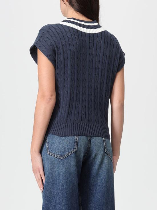 25FW 브루넬로 쿠치넬리 베스트 M19756522 CB964 Blue - BRUNELLO CUCINELLI