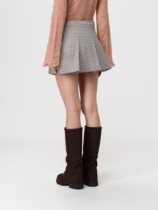 25FW 액티튜드 트윈세트 숏 스커트 252AP2245 12667 Natural - ACTITUDE TWINSET