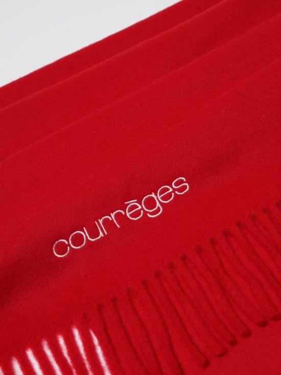 25FW 쿠레쥬 머플러/스카프 425AEC032W00154 4015 Red - COURREGES