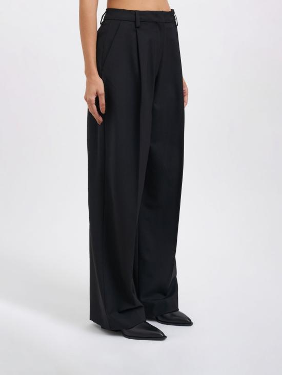 25FW 더 레이티스트 스트레이트 팬츠 TLWC3104W0206ABTP T0002 Black - THE LATEST