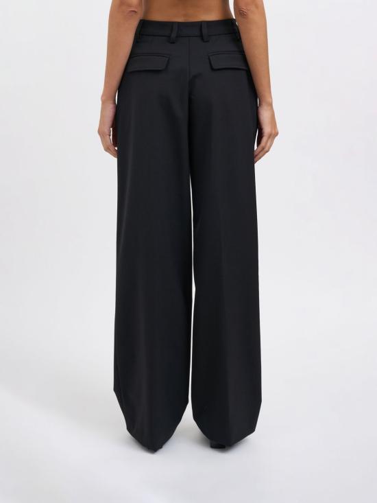 25FW 더 레이티스트 스트레이트 팬츠 TLWC3104W0206ABTP T0002 Black - THE LATEST