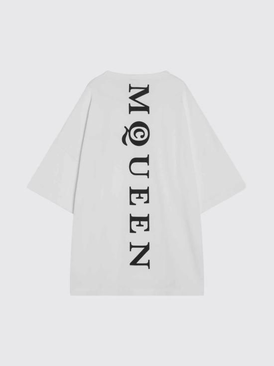 25FW 알렉산더 맥퀸 반팔 티셔츠 828434QTADE 0909 White - ALEXANDER MCQUEEN