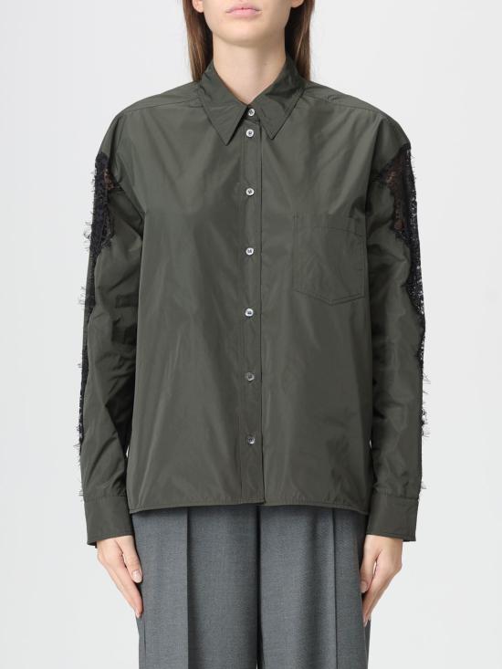 25FW 핑코 셔츠 106107A30B X76 Green