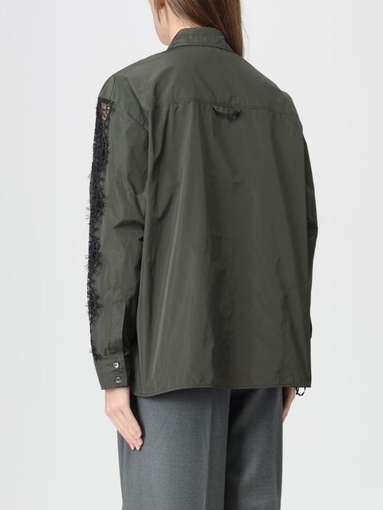 25FW 핑코 셔츠 106107A30B X76 Green - PINKO