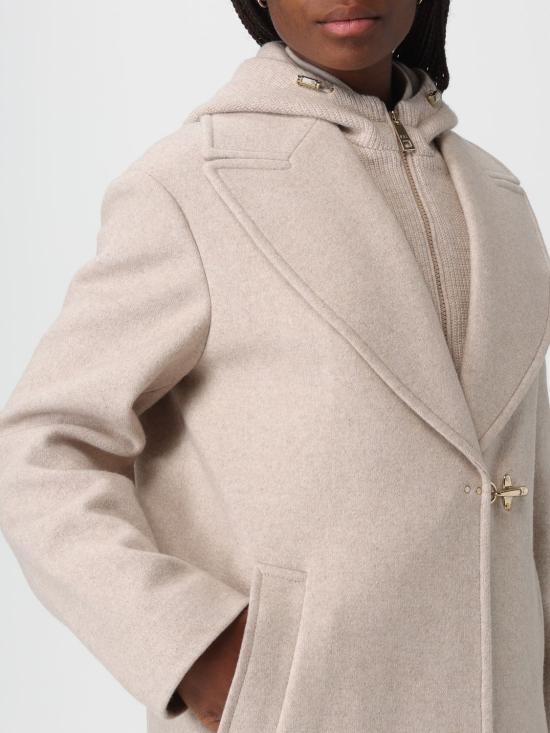 25FW 페이 코트 NAW5951333JXQB C205 Yellow Cream - FAY