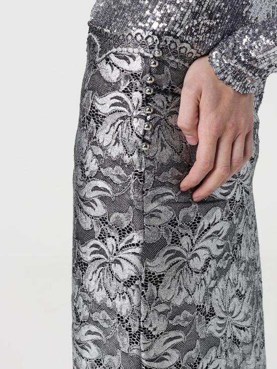 25FW 파코라반 롱 스커트 25AJJU598PA0244 V912 Black - PACO RABANNE